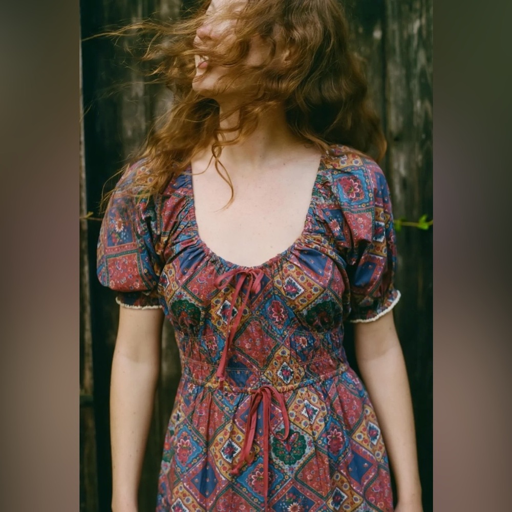 Christy Dawn | The Brynne Dress in Ruby Patchwork